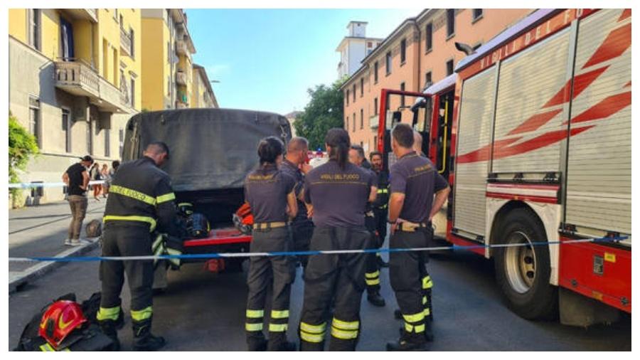 Incêndio deixou mortos em casa de repouso em Milão - Reprodução/Ansa