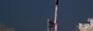 Foguete Starship, da SpaceX, decola do Texas para 13º voo; veja vídeo (Foto: Reprodução/SpaceX)