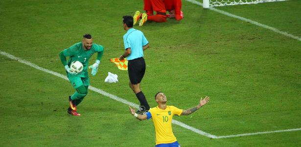 Seleção brasileira masculina de futebol campeão na Rio-2016 - AFP - AFP