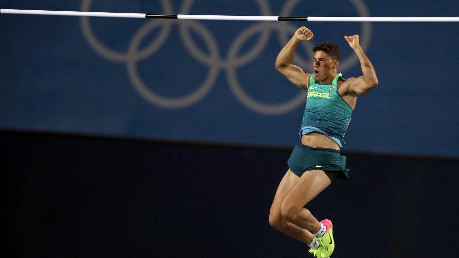 Thiago Braz é atual campeão olímpico do salto com vara e estará em Tóquio - Phil Noble/Reuters