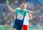 Petrucio Ferreira bate novo recorde mundial e fatura ouro nos 100 m rasos - REUTERS/Jason Cairnduff