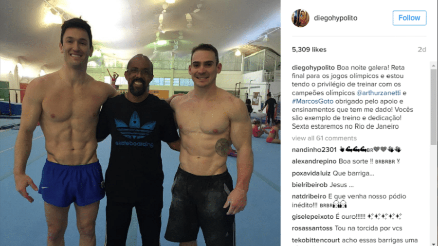 Por ordem de técnico, Hypolito larga vício por redes sociais para Rio ...