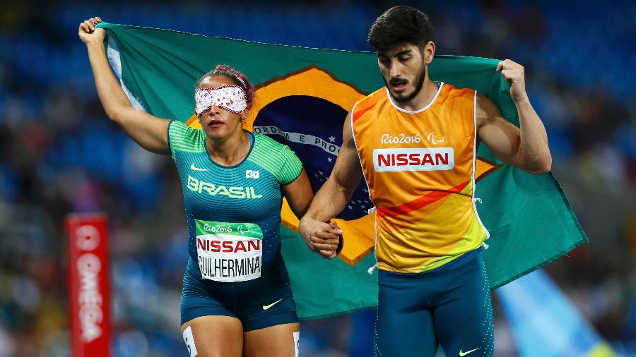 Terezinha Guilhermina em ação nos Jogos do Rio, em 2016: campeã lamentou exclusão da lista - REUTERS/Jason Cairnduff