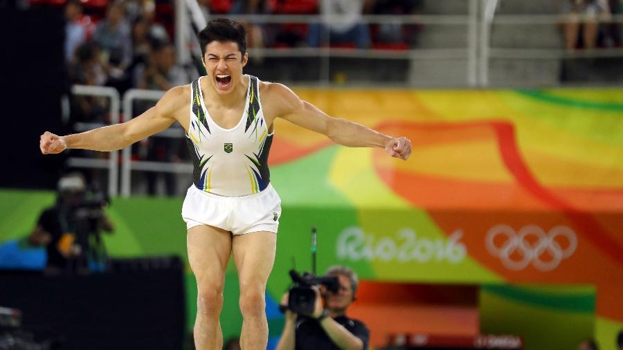Arthur Nory na Olimpíada do Rio, em 2016 - REUTERS/Mike Blake