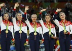 Russas conquistam medalha de ouro na ginástica rítmica em equipes 