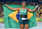 Porta-bandeira do Brasil, Shirlene Coelho leva ouro no lançamento de dardo - Atsushi Tomura/Stringer/Getty