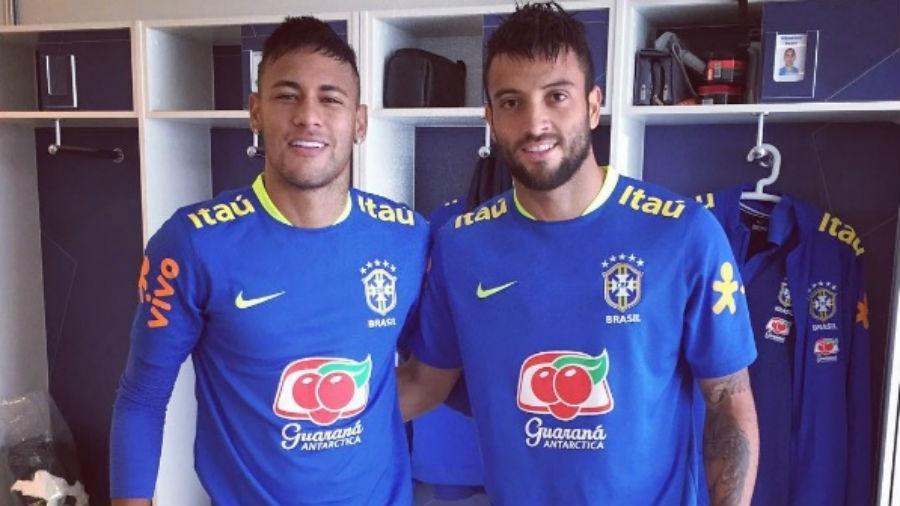 Felipe Anderson e Neymar - Arquivo Pessoal