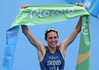 Imagens do triatlo feminino nos Jogos Olímpicos