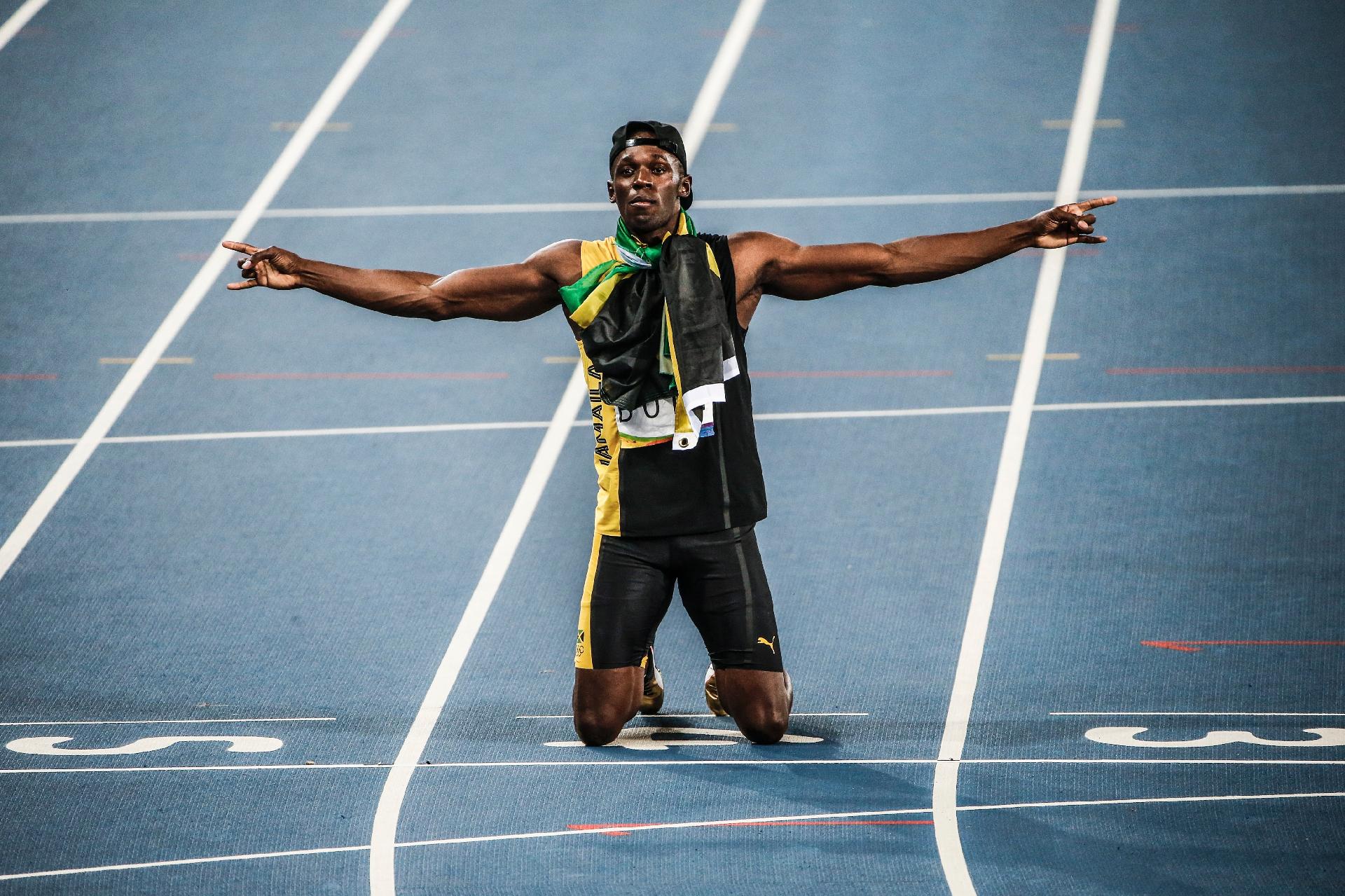 Usain Bolt leva Jamaica à vitória no revezamento 4x100 m na Olimpíada de 2016