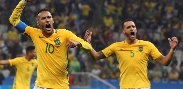 Renato Augusto e Neymar foram campeões olímpicos e são titulares da seleção principal - Paulo Whitaker/Reuters