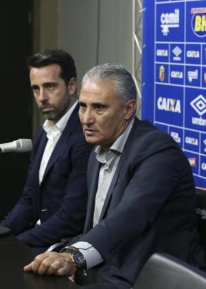 Tite, técnico da seleção brasileira, concede entrevista coletiva no Estádio do Mineirão - Washington Alves/Light Press - Washington Alves/Light Press