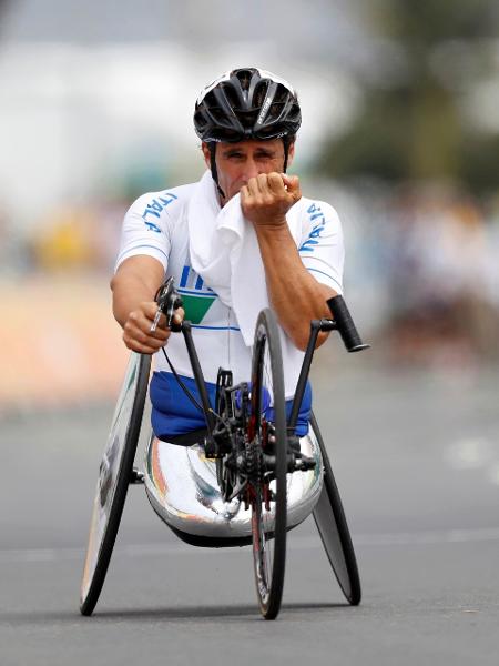 Alex Zanardi durante prova em 2016; ex-piloto de F1 e Indy disputa esportes paraolímpicos e sofreu acidente grave na Itália - REUTERS/Ueslei Marcelino 