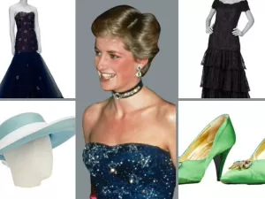 Vestidos, sapatos, chapéus, manuscritos: leilão de peças da princesa Diana arrecada mais de R$ 22 milhões
