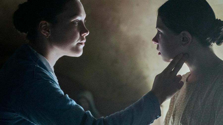 Florence Pugh e Kíla Lord Cassidy são as protagonistas de "O Milagre" - Divulgação/Netflix