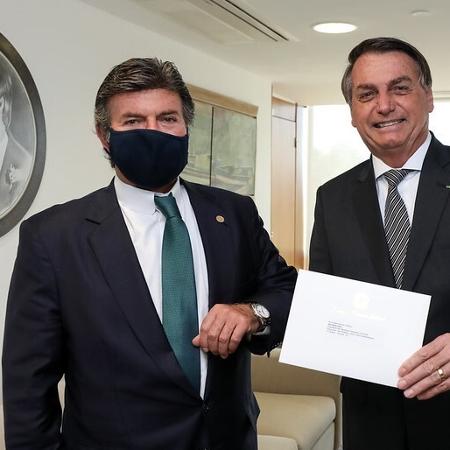 Bolsonaro e Fux: foto e troca de amabilidades no dia em que o presidente é acusado de crime contra a humanidade - Rosinei Coutinho/SCO/STF