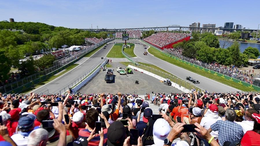 Trecho do Circuito Gilles-Villeneuve, em Montreal, que é palco do GP do Canadá deste domingo - Divulgação