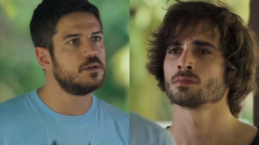 Zeca (Marco Pigossi) e Ruy (Fiuk) de A Força do Querer (Reprodução - TV Globo) - Reprodução / Internet