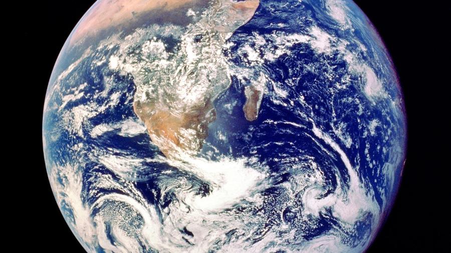 Visão do espaço da Terra. Foto feita pela Nasa, em 2016 - NASA