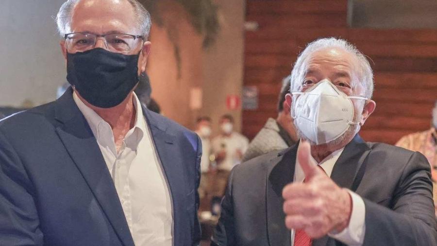 Alckmin e Lula durante encontro em dezembro do ano passado - RICARDO STUCKERT