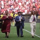 Pelé é homenageado antes da final da Supercopa do Brasil, no Estádio Mané Garrincha