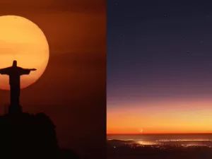 Eclipse, Cristo Redentor, Lua e cometa nas imagens astronômicas da semana