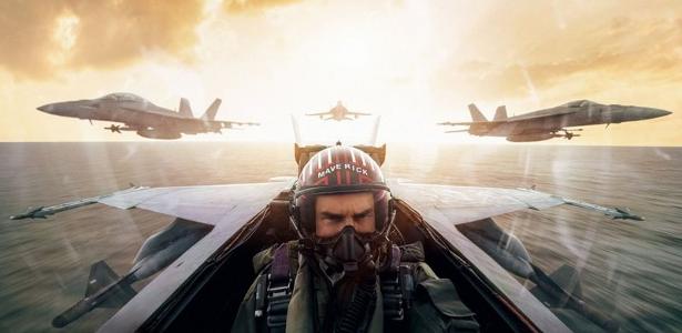 Tom Cruise em 'Top Gun: Maverick'