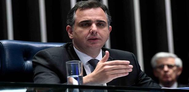 O senador Rodrigo Pacheco