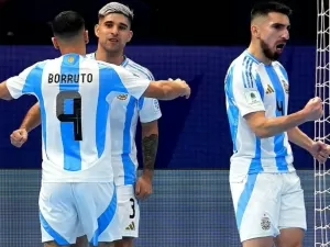 Argentina vence a França e enfrentará o Brasil na final da Copa do Mundo de Futsal