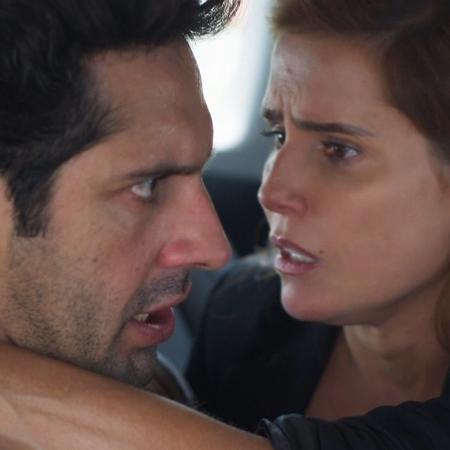 Zezinho (João Baldasserini) e Alexia (Deborah Secco) em Salve-se Quem Puder (Reprodução/TV Globo). - Reprodução/TV Globo
