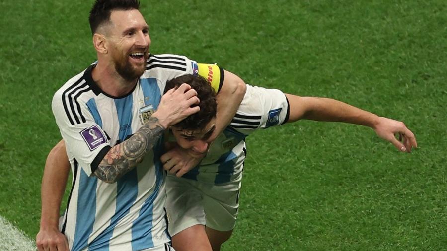 Messi conduziu a Argentina à final da Copa do Mundo 2022 para enfrentar a França                               -  AFP                            