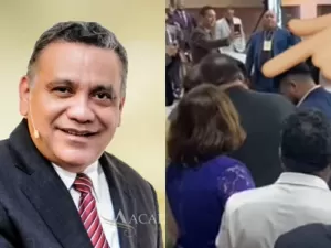 Pastor apanha de deputado após pregar contra 'politicagem' em culto