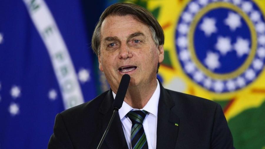 O presidente Jair Bolsonaro durante solenidade de Ação de Graças, no Palácio do Planalto                        - Marcelo Camargo/Agência Brasil                            