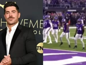 Zac Efron reage à coreografia de time da NFL que se inspirou em “High School Musical”; assista