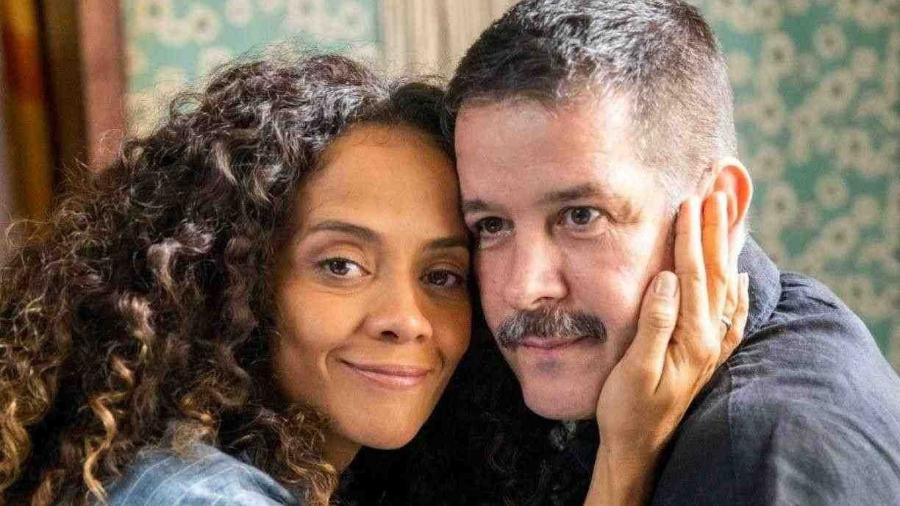                                  Zuleica (Aline Borges) é a segunda esposa de Tenório (Murilo Benício) em Pantanal                              -                                 TV Globo/Reprodução                            