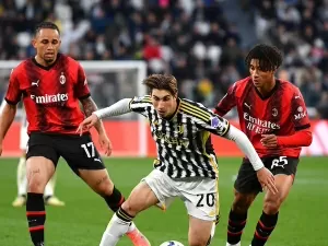 Juventus e Milan empatam sem gols pela 34ª rodada do Campeonato Italiano