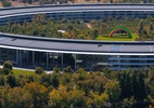 Apple demite cerca de 50 pessoas por suposta fraude envolvendo doações - Visão aérea do Apple Park em Cupertino