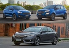 Conheça 11 carros que saíram de linha em 2021 - Ford Ka, Ford EcoSport e Honda Civic são alguns dos carros que saíram de linha em 2021 (Foto: Divulgação/Ford e Honda)