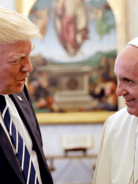 Donald Trump e Papa Francisco Donald Trump e Papa Francisco