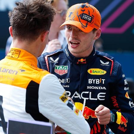 Verstappen e Norris duelaram em Silverstone - Divulgação