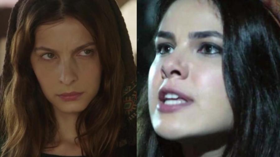 Michelle Batista e Thais Melchior são Lia e Raquel em Gênesis (Divulgação - Record TV) - Reprodução / Internet