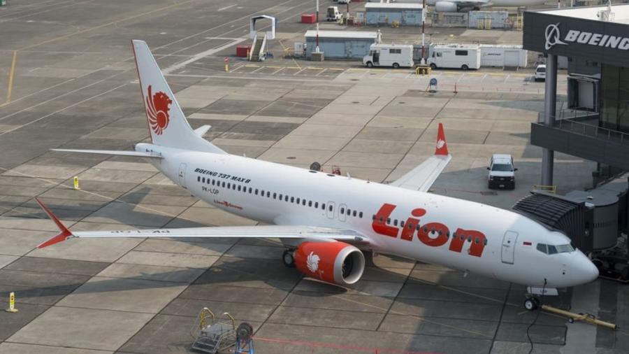 O 737 MAX 8 com matrícula PK-LQP estava em serviço com a Lion Air há menos de 3 meses (Tangerangonline) - 737max_lionair
