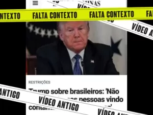 Fala de Trump sobre brasileiros 'contaminando' os EUA é de 2020