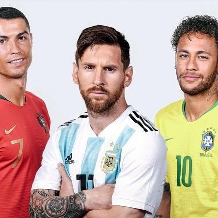CR7, Messi e Neymar terão lances acompanhados por estatísticas da Fifa - FIFA