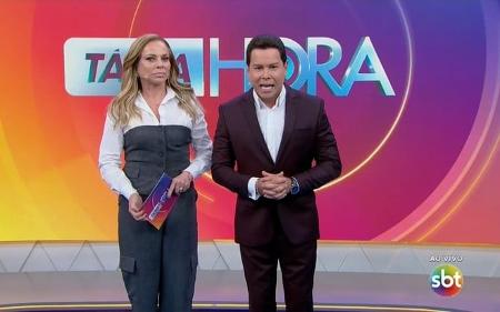 Christina Rocha e Marcão do Povo à frente do Tá na Hora; programa ficou em quarto no ibope