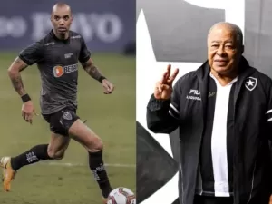 Diego Tardelli e Jairzinho entrarão com a taça da Libertadores na final entre Atlético e Botafogo