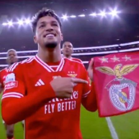 Marcos Leonardo marca em estreia pelo Benfica