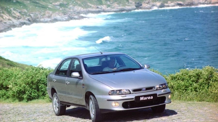 O sedã Marea foi um dos carros da Fiat que foram estrelas em BBB; modelo foi parte do prêmio para o vencedor da primeira edição do reality - Fiat | Divulgação