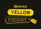 Yellow Friday da Nomad tem cashback em várias lojas dos EUA! - Yellow Friday da Nomad