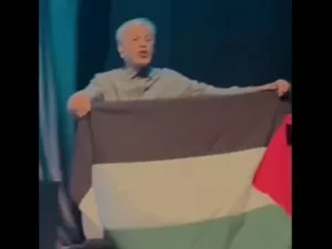 Vídeo: Caetano Veloso se junta a Chico Buarque e homenageia a Palestina