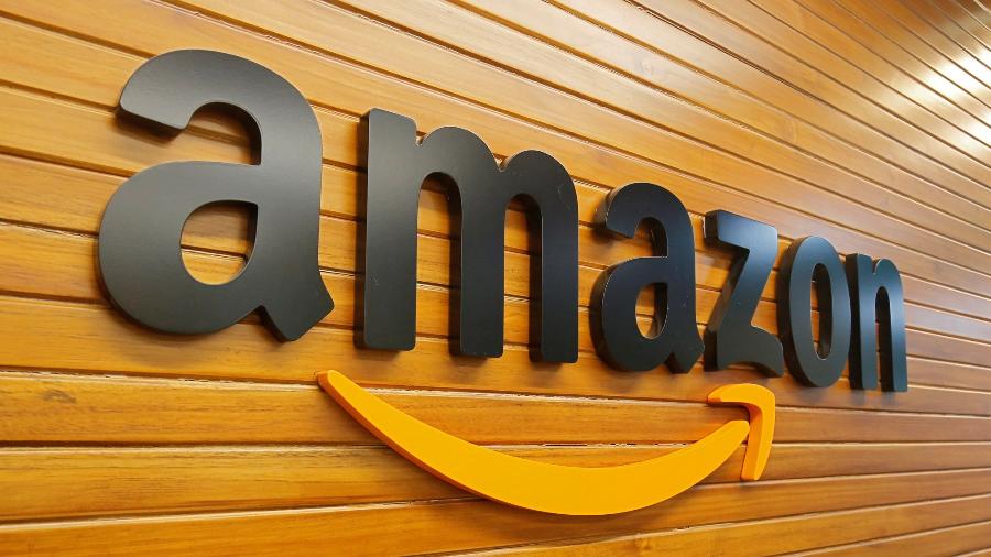Logo da Amazon em prédio da empresa em Bengaluru, Índia 20/04/2018  - Abhishek N. Chinnappa/Reuters